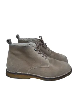 Beige Suede Desert Boots