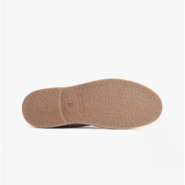 BRAVO Mens Suede Desert Boots Sand