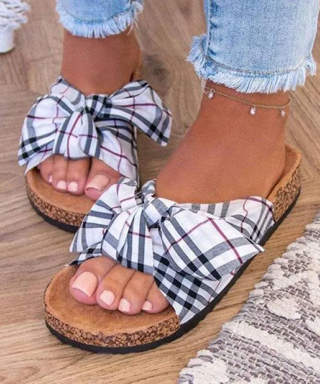 Casual Bow Beach Slides