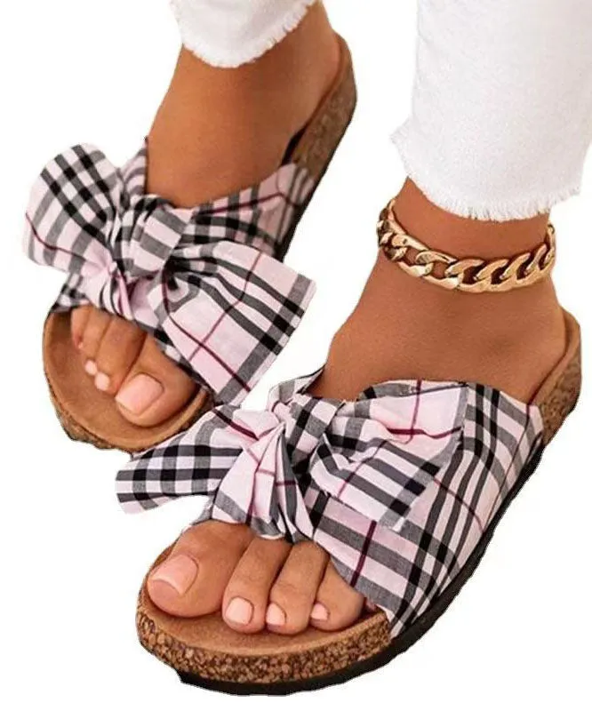 Casual Bow Beach Slides