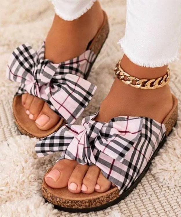 Casual Bow Beach Slides