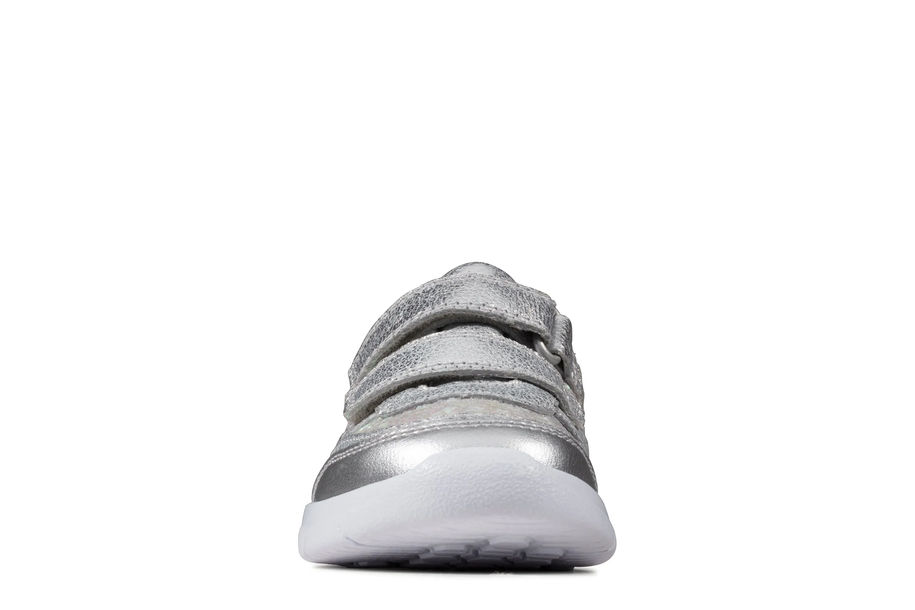 Clarks Ath Sonar T Silver Leather