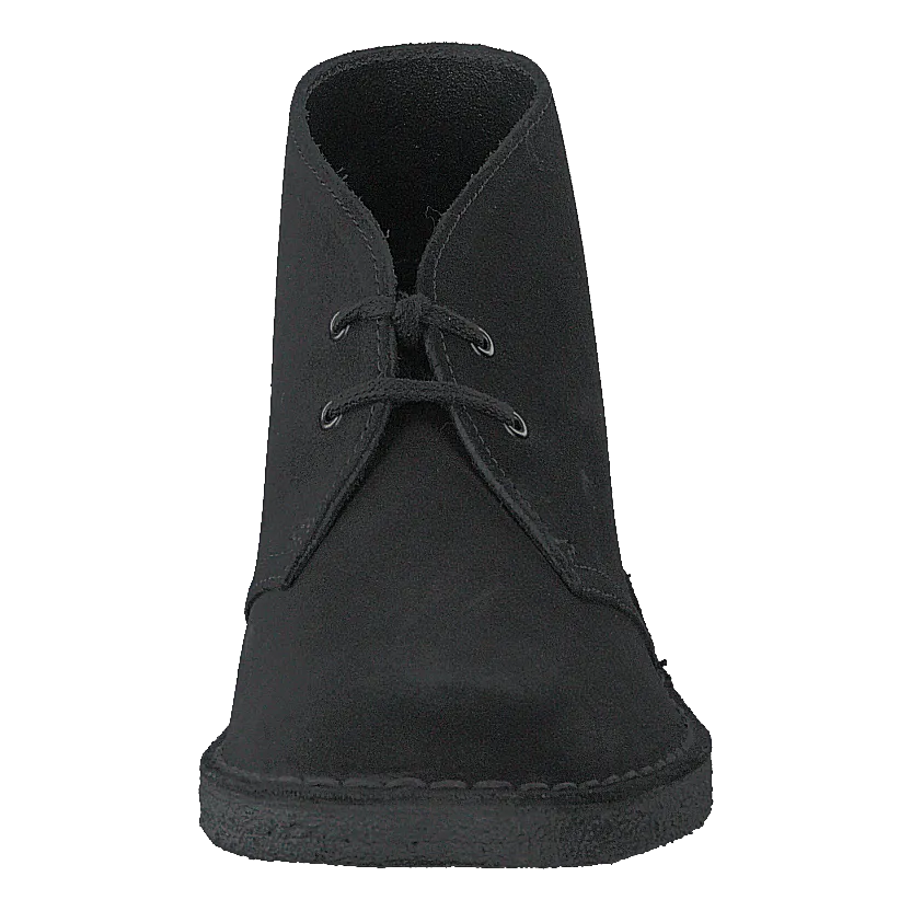 Desert Boot. Black Suede