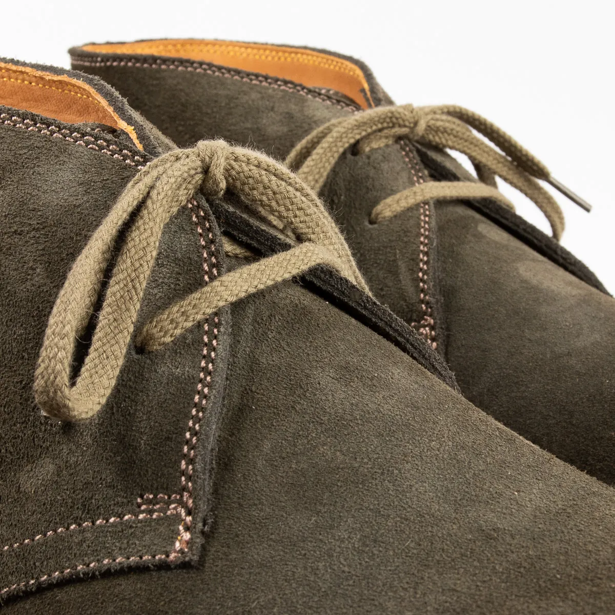 Desert Boots - Olive Suede
