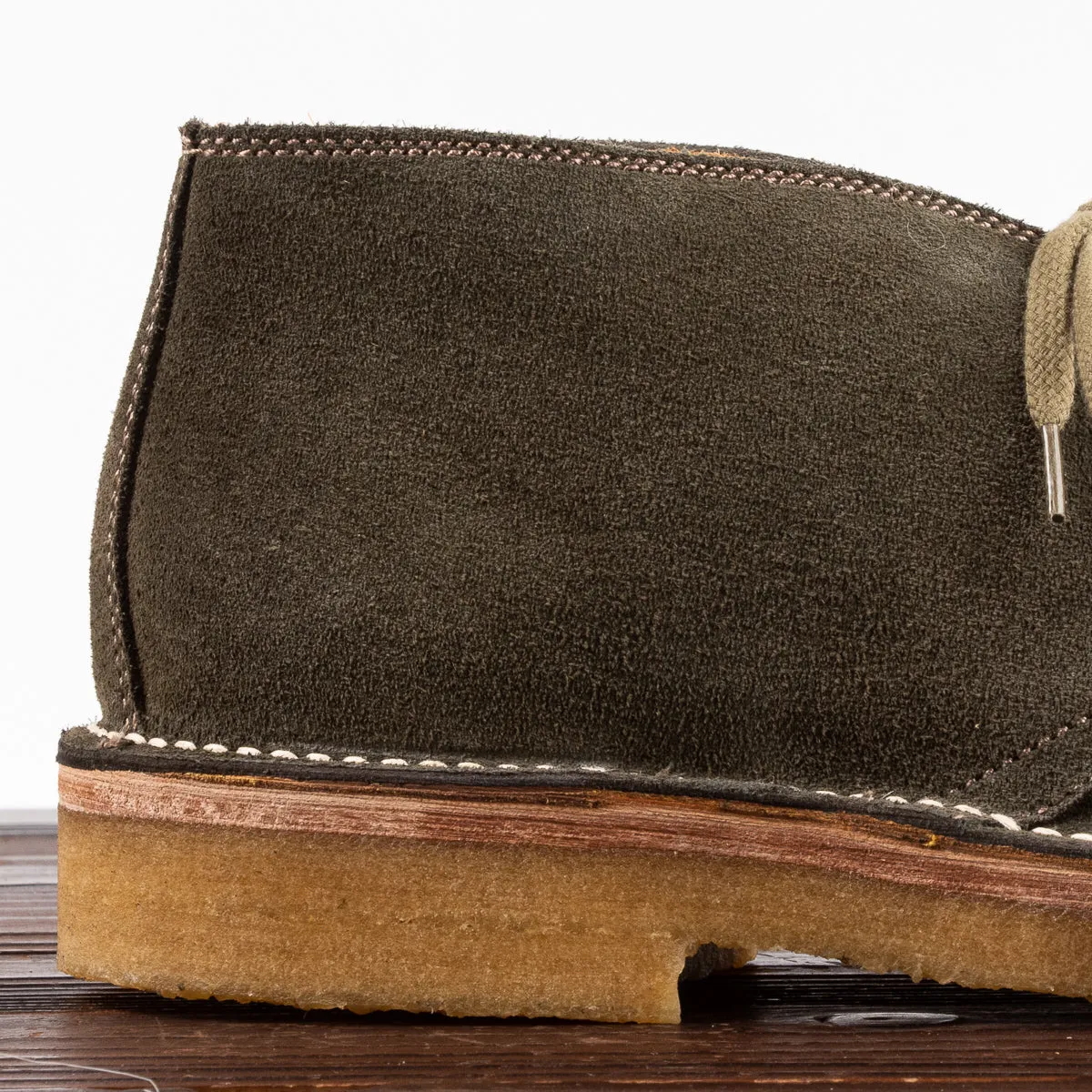 Desert Boots - Olive Suede