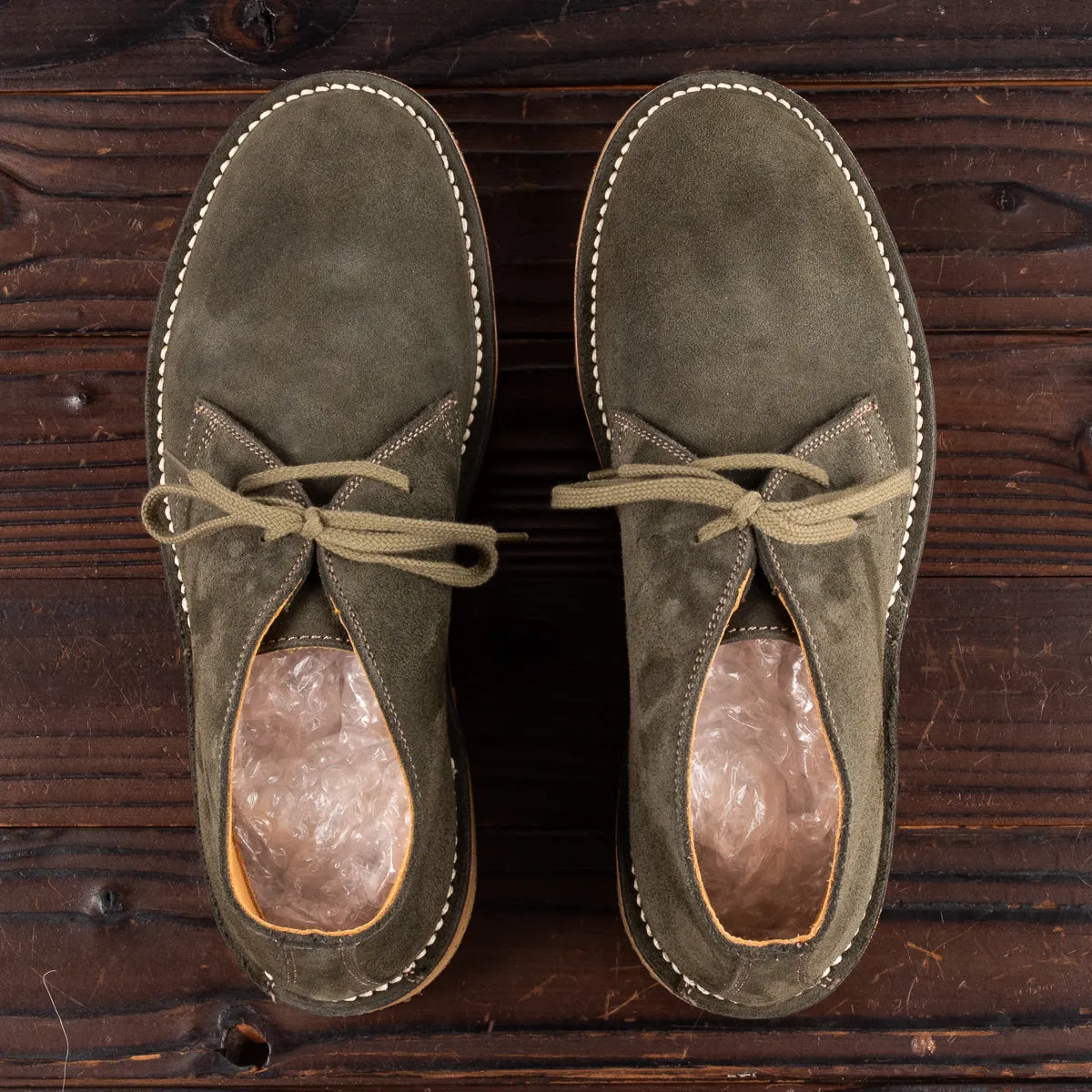 Desert Boots - Olive Suede