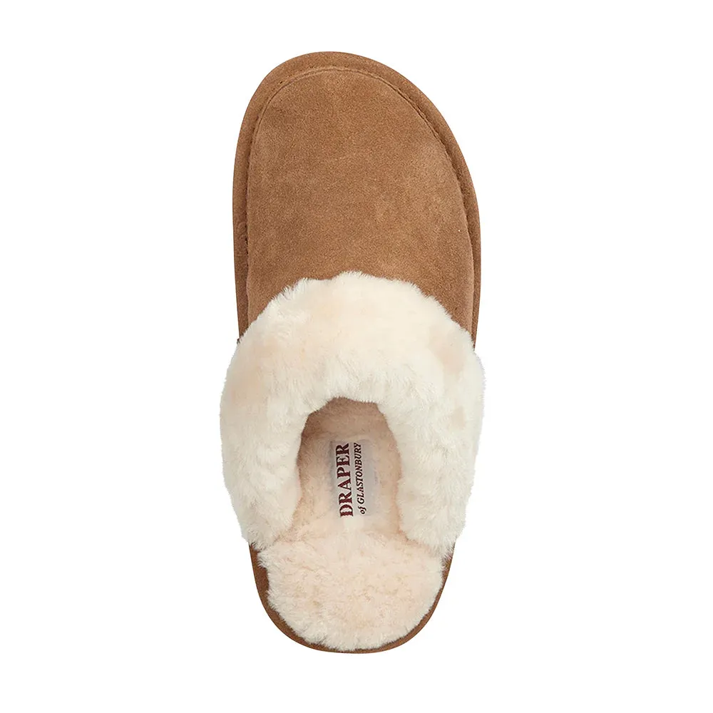 Drapers Lilly Womens Sheepskin Mule Slippers