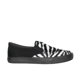 Draven Zebra Fur Slip-Ons Men's Shoes