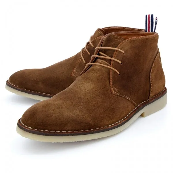 Dune London CASH Mens Desert Boots Tan