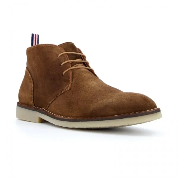 Dune London CASH Mens Desert Boots Tan