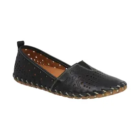 Everly Women's Luna 03 Slip Ons- Black