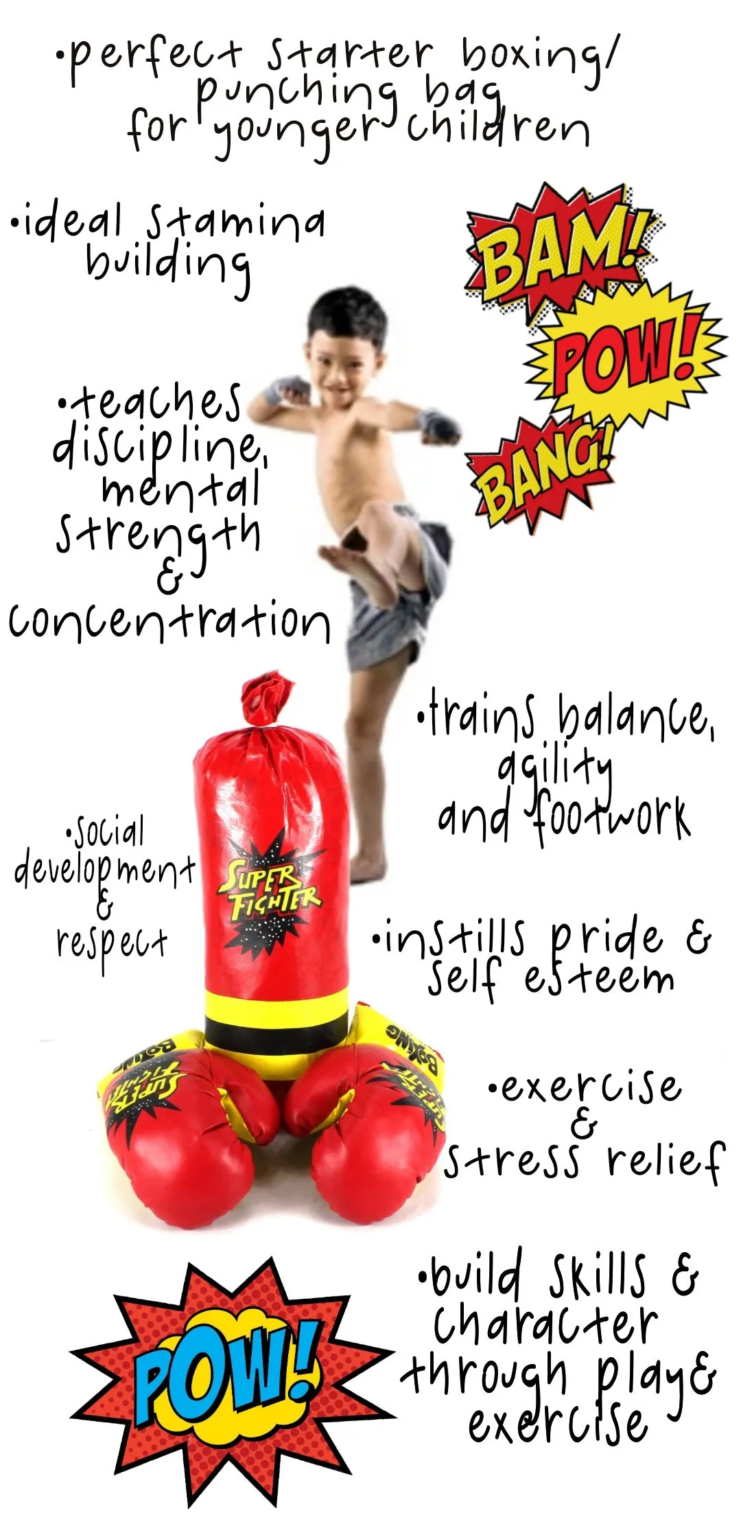 Kids Boxing Set - Red