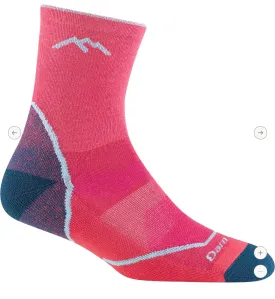 Kids Light Hiker Micro Crew Lightweight Hiking Sock Raspberry 3023