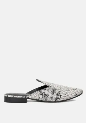 Marla Metallic Leather Mules