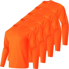 Men UPF 50  Sun Protection Hoodie Long Sleeve T Shirts Pack Quick Dry Shirt for Athletic Running Activewear Workout