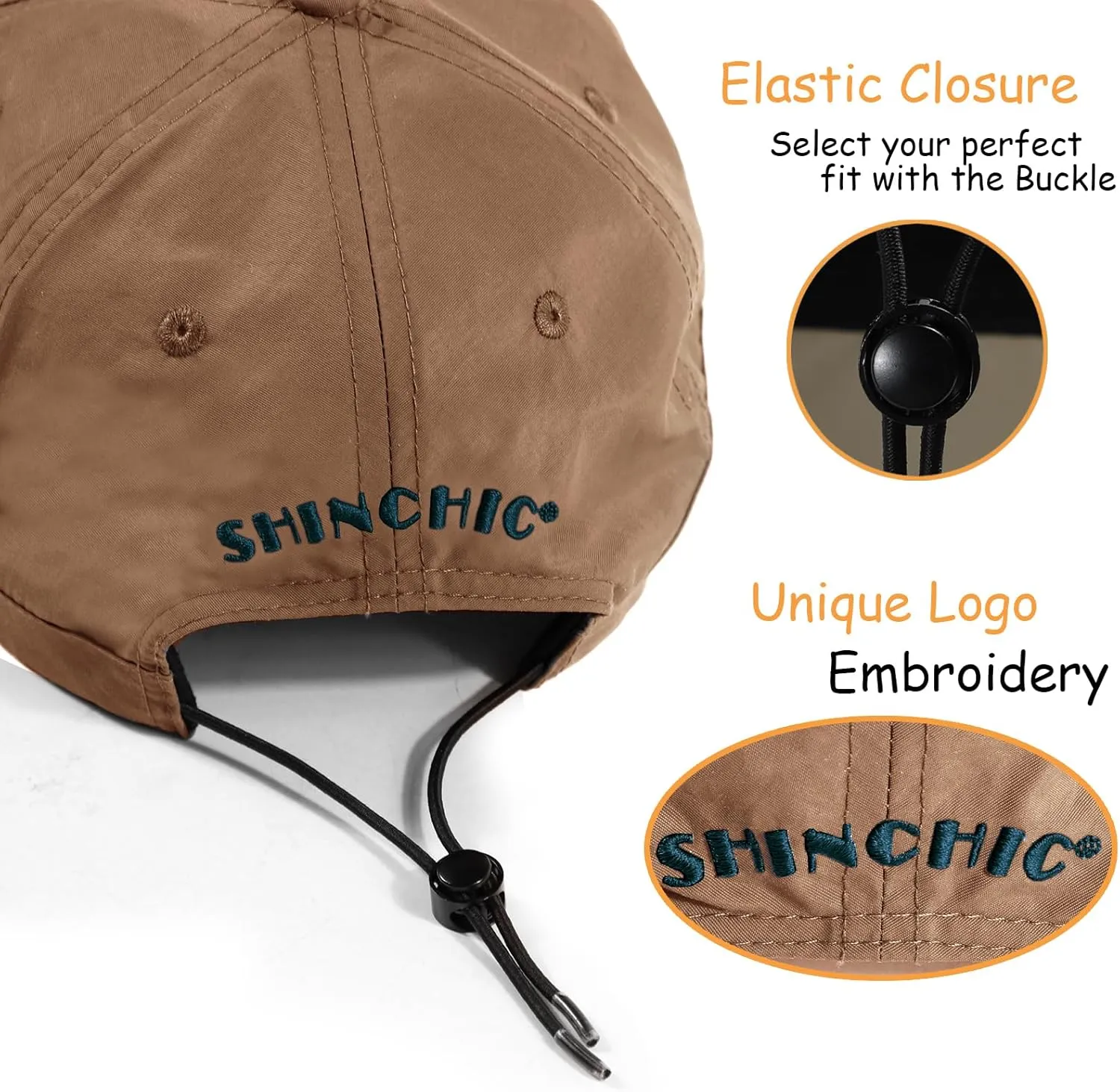 Mens Waterproof Baseball Cap Womens Rain Hat Foldable Outdoor Running Sun Fishing hat