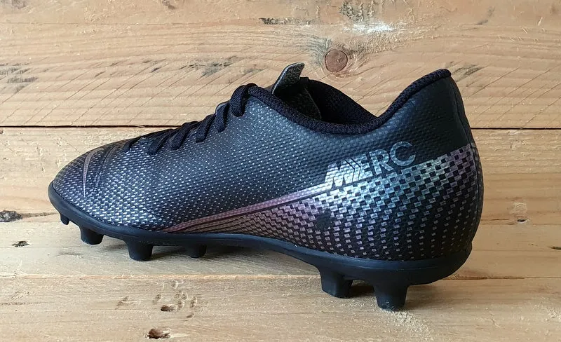 Nike Mercurial Vapor Kids Football Boots UK1/US1.5Y/EU33 AT8161-010 Black/Purple