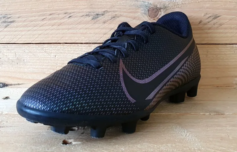 Nike Mercurial Vapor Kids Football Boots UK1/US1.5Y/EU33 AT8161-010 Black/Purple