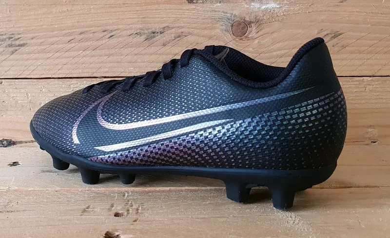 Nike Mercurial Vapor Kids Football Boots UK1/US1.5Y/EU33 AT8161-010 Black/Purple