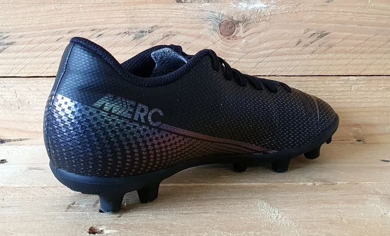 Nike Mercurial Vapor Kids Football Boots UK1/US1.5Y/EU33 AT8161-010 Black/Purple