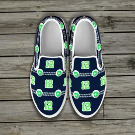 Seattle Nurse and #12 canvas Slip-on Shoes