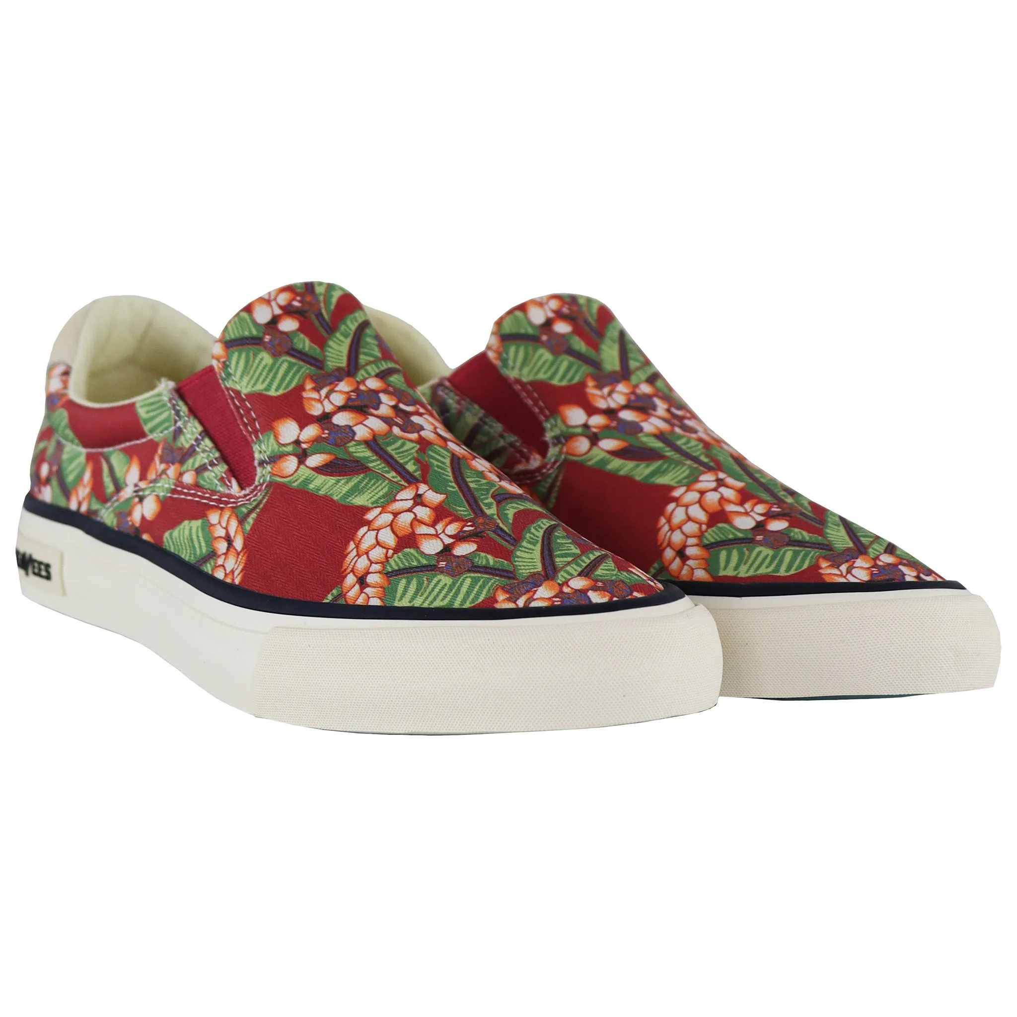 SeaVees Hawthorne Womens Red Plimsolls
