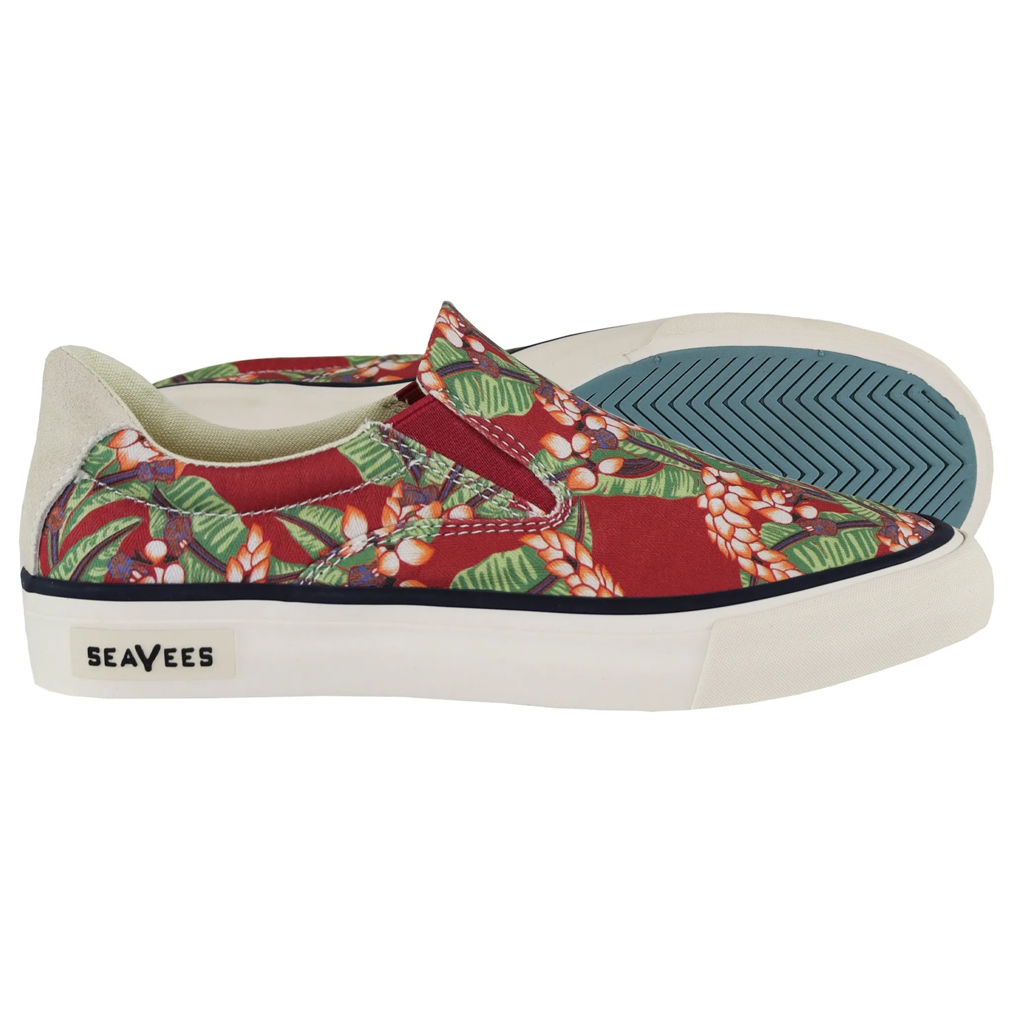 SeaVees Hawthorne Womens Red Plimsolls