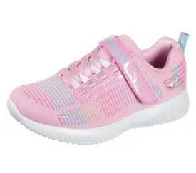 Skechers Kids Bobs Sport Squad Fresh Delight Trainers- Pink