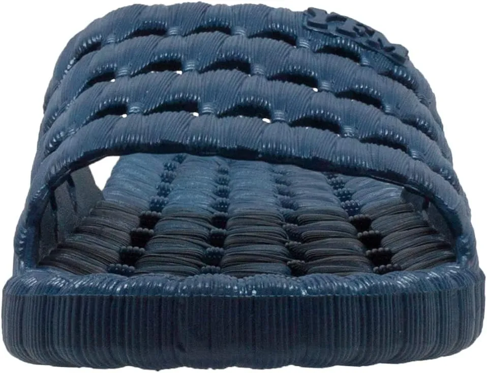 TECS Mens Quick Drying Lightweight Water Shoe With Open Toe, Rubber Sole With Drainage Hole Water Shoe For Beach, Showers, House Slipper, Dorms, Outdoor and Versatile Use