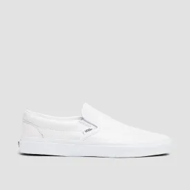 Vans Classic Slip-On Shoes - Leather True White/True White