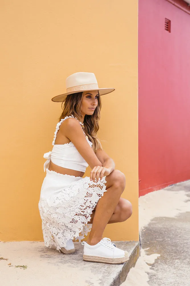 Vereda Norte Crop Top White