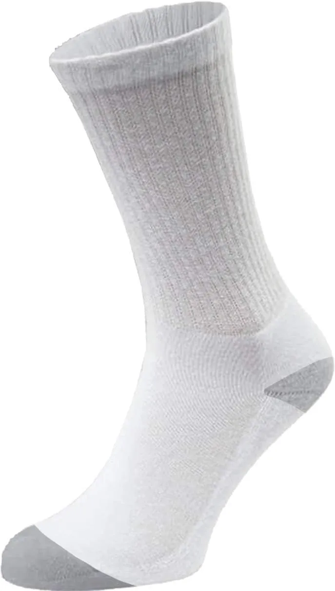 Winterlace 24 Pairs Cotton Crew Socks, Mens Womens Bulk Casual Sports Sock
