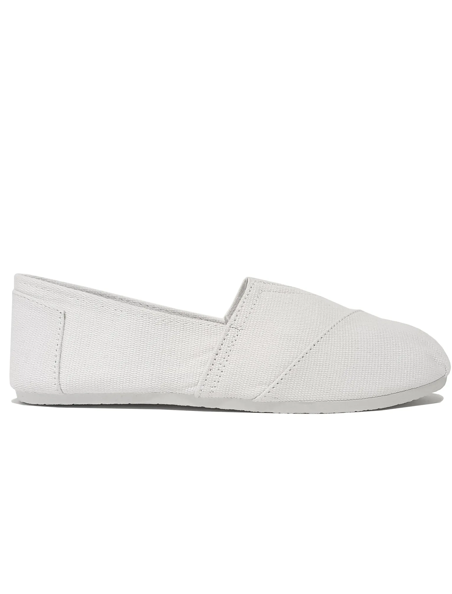 Womens Eira Slip On Canvas Espadrilles in White