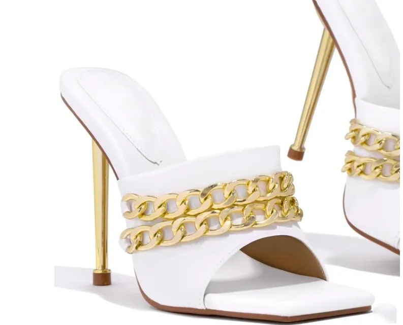 Women's Thin High Heel Mules