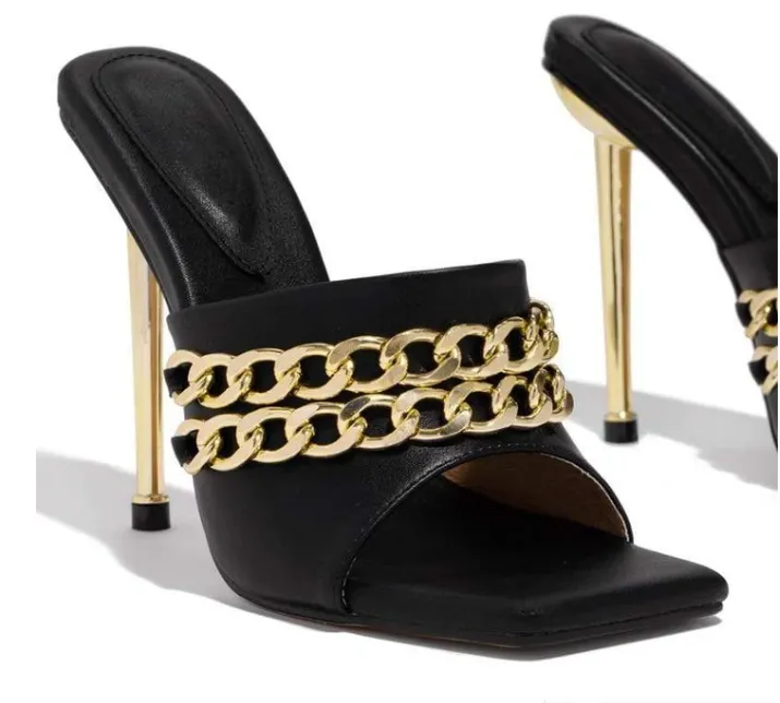 Women's Thin High Heel Mules