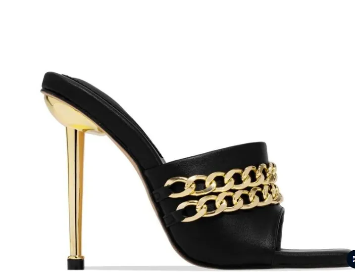Women's Thin High Heel Mules